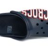 Dřeváky s logem Crocs Crocband „Navy White“ 205568-462