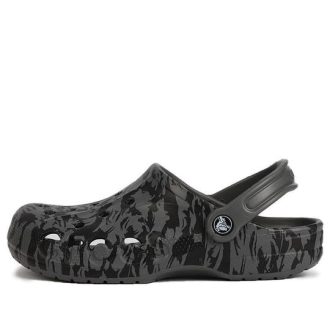 Černé sandály Crocs Beach „Šedá bílá“ 206230-07I