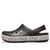 Černé sandály Crocs Crocband Logo Mania Beach 205914-066