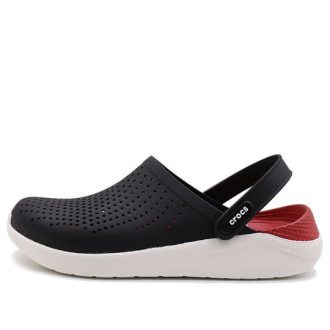 Černé sandály Crocs LiteRide „Black White“ 204592-066