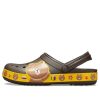 Hnědé unisex sandály Crocs x Line Friends Beach 205791-206