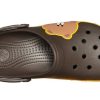 Hnědé unisex sandály Crocs x Line Friends Beach 205791-206