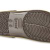 Hnědé unisex sandály Crocs x Line Friends Beach 205791-206