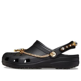 Klasické dřeváky Crocs (WMNS) s diadémem „Black Gold“ 209684-001