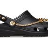 Klasické dřeváky Crocs (WMNS) s diadémem „Black Gold“ 209684-001