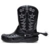Klasická kovbojská bota Crocs „Černá“ 208695-001