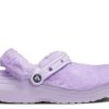 Klasický lemovaný dřevák Wmns „Fur Sure – Levandule“