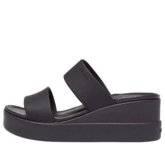 Lehké černé sandály Crocs (WMNS) Brooklyn 206219-060