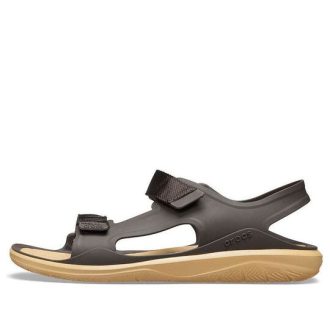 Lehké sportovní kávové sandály Crocs Swiftwater 206526-2I1