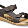 Lehké sportovní kávové sandály Crocs Swiftwater 206526-2I1