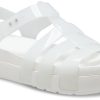 Lesklý rybářský sandál Crocs (WMNS) „Bílý“ 209267-100