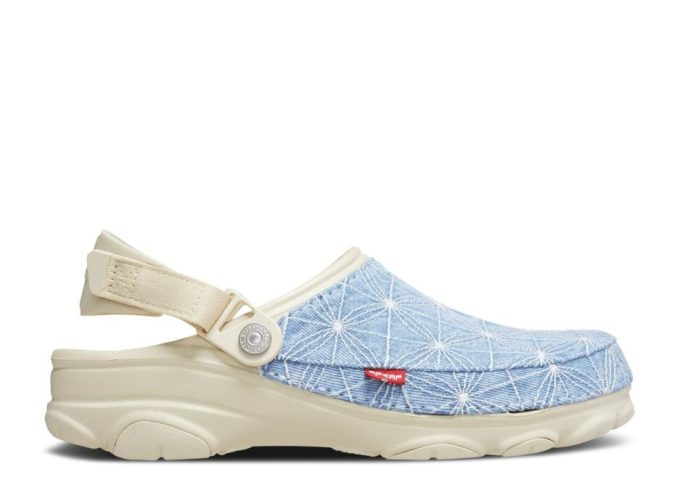 Levi’s x Classic All-Terrain Clog „Sashiko – Bone Blue“ Levi’s x Classic All-Terrain Clog „Sashiko – Bone Blue“