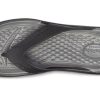 Minimalistické plážové žabky Crocs LiteRide tmavě šedé 205182-0DD