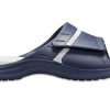 Minimalistické unisex modré pantofle Crocs Modi 204144-41S