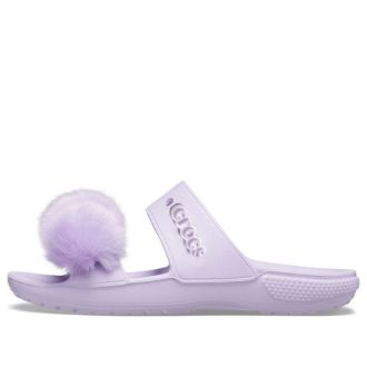 Nazouvací sandály Crocs (WMNS) Classic Fur Sure „Lilac“ 207405-530