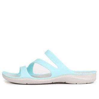 Pantofle Crocs (WMNS) Swiftwater Sports „Blue White“ 203998-4CV