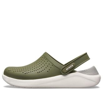 Plážové boty Crocs LiteRide Army Green 204592-37P