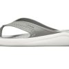 Plážové šedé pantofle Crocs LiteRide 205182-06J
