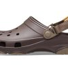 Plážové kávové sandály Crocs 206340-206