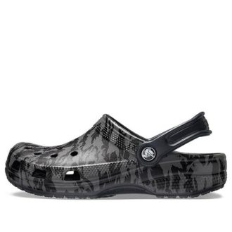 Plážové sandály Crocs Classic Clog Camouflage Printing Black Unisex 206454-001