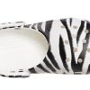 Plážové sandály Crocs Classic Clog s potiskem zvířat Black White 206676-1DE