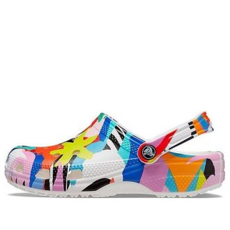 Plážové sandály Crocs Classic Unisex Multi-Color White 207849-94S