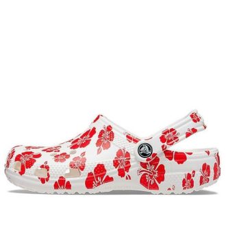 Plážové sandály Crocs Classic Unisex Red White 207849-1AZ