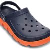 Plážové sandály Crocs Duet Blue Orange 11991-487 Plážové sandály Crocs Duet Blue Orange 11991-487