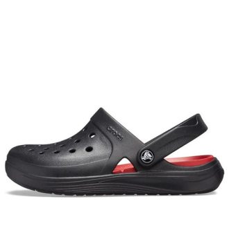 Plážové sandály Crocs Reviva Black Red 205852-0BU