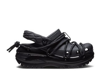 Rauw Alejandro x Mega Crush Clog „Black“