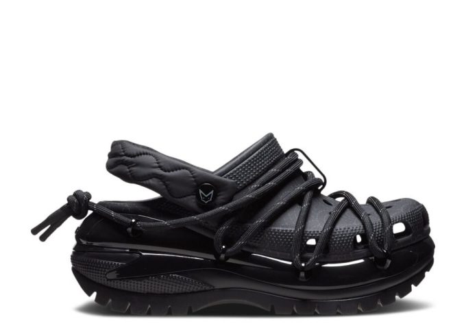 Rauw Alejandro x Mega Crush Clog „Black“