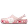 Růžové unisex sandály Crocs x Line Friends Beach 205791-606