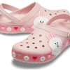 Růžové unisex sandály Crocs x Line Friends Beach 205791-606