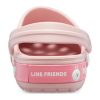 Růžové unisex sandály Crocs x Line Friends Beach 205791-606