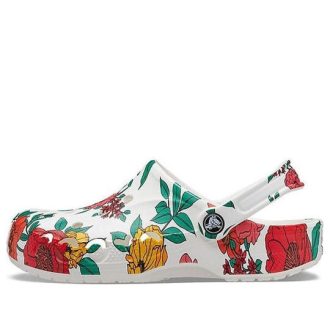 Sandály Crocs Beach White Flowers „White Red Green“ 206230-10D