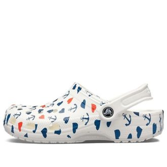 Sandály Crocs Classic Clog Printing White Blue 206053-94S