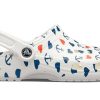 Sandály Crocs Classic Clog Printing White Blue 206053-94S