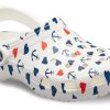 Sandály Crocs Classic Clog Printing White Blue 206053-94S