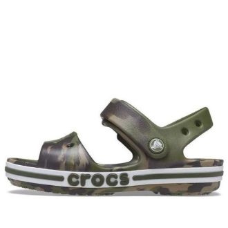 Sandály Crocs (GS) Bayaband „Marble Green Brown“ 206816-3TC