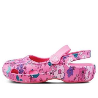 Sandály Crocs (GS) Classic Charm Mary Jane „Pink Purple“ 206364-669