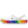 Sandály Crocs Rainbow White 206361-94S