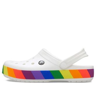 Sandály Crocs Rainbow White 206361-94S