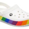 Sandály Crocs Rainbow White 206361-94S
