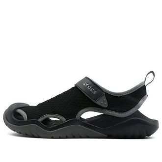 Sandály Crocs Swiftwater „Black Dark Grey“ 205289-001