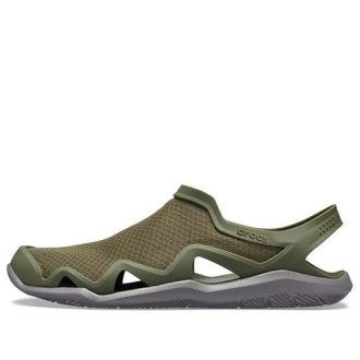 Sandály Crocs Swiftwater Mesh Wave „Army Green“ 205701-3TF