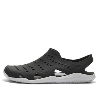 Sandály Crocs Swiftwater Wave „Wave Black Pearl White“ 203963-069