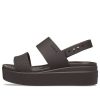 Sandály Crocs (WMNS) Brooklyn Croco Low Espresso „Brown“ 208585-206