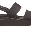 Sandály Crocs (WMNS) Brooklyn Croco Low Espresso „Brown“ 208585-206