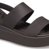 Sandály Crocs (WMNS) Brooklyn Croco Low Espresso „Brown“ 208585-206