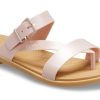 Sandály Crocs (WMNS) Tulum Shimmer Toe Post „Pink Clay“ 208666-6TY